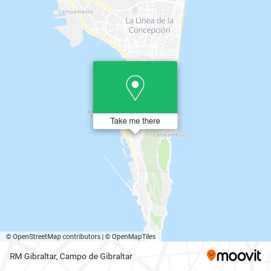 RM Gibraltar map