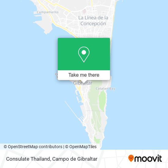 Consulate Thailand map