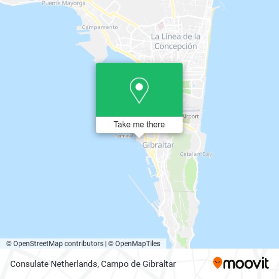 mapa Consulate Netherlands