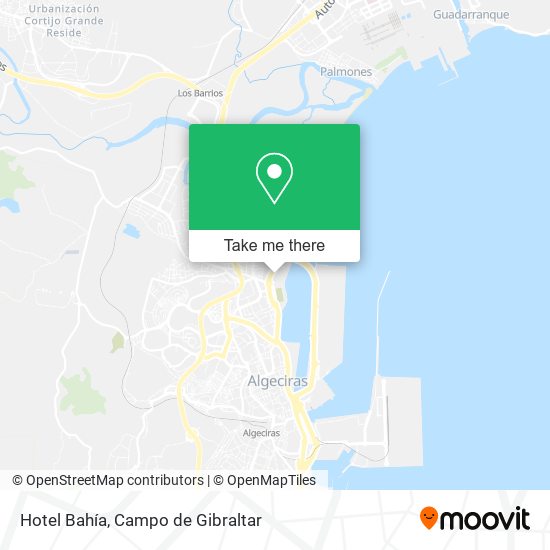 mapa Hotel Bahía