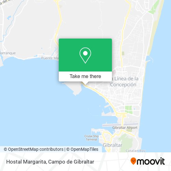 mapa Hostal Margarita