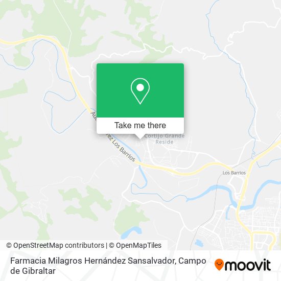 mapa Farmacia Milagros Hernández Sansalvador