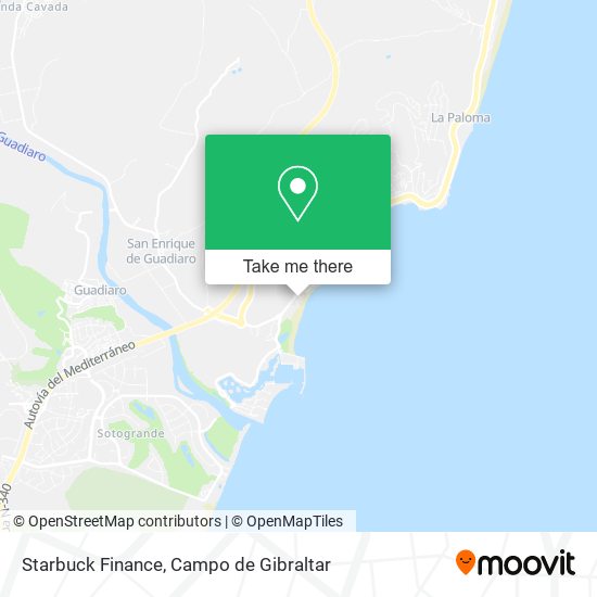 Starbuck Finance map