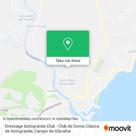 Dressage Sotogrande Club - Club de Doma Clásica de Sotogrande map