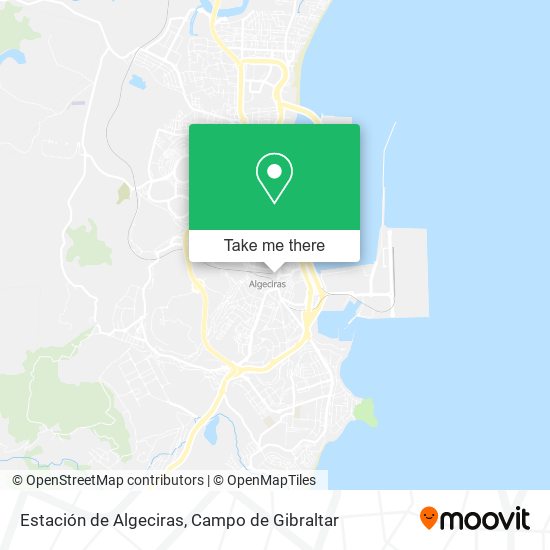 Estación de Algeciras map