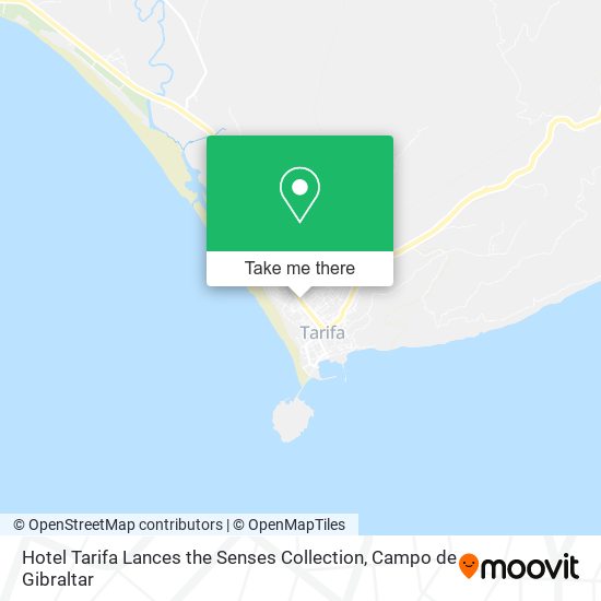 Hotel Tarifa Lances the Senses Collection map