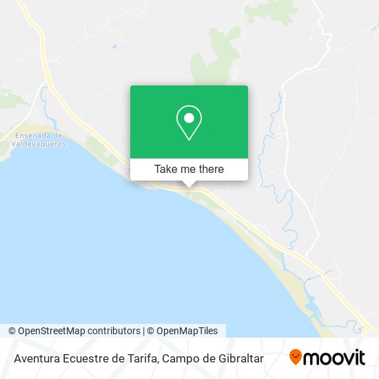 Aventura Ecuestre de Tarifa map