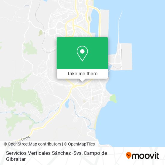 Servicios Verticales Sánchez -Svs map