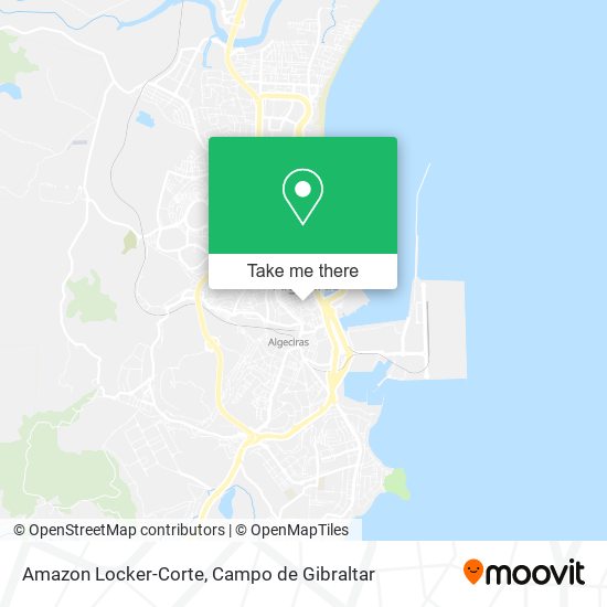 Amazon Locker-Corte map