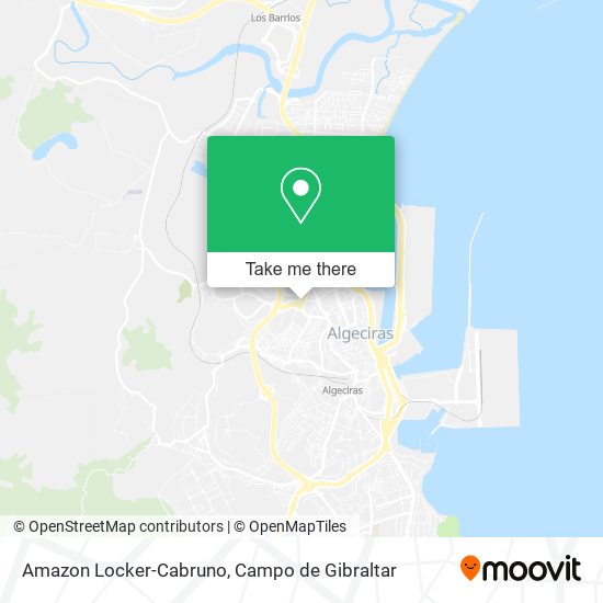 Amazon Locker-Cabruno map