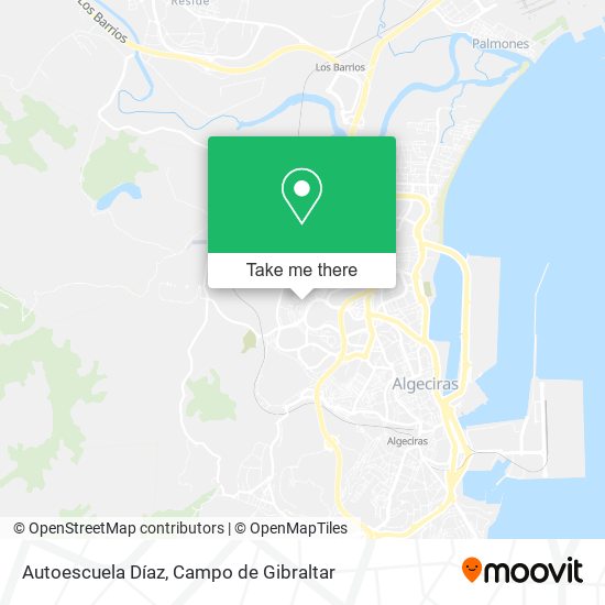 Autoescuela Díaz map