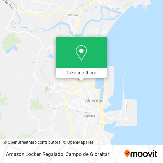 Amazon Locker-Regalado map