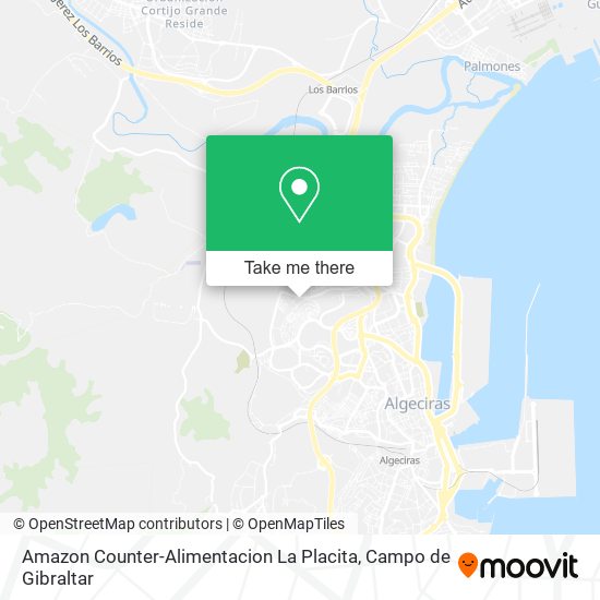 mapa Amazon Counter-Alimentacion La Placita