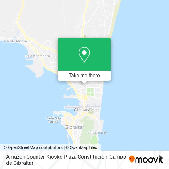 Amazon Counter-Kiosko Plaza Constitucion map