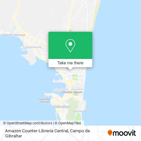 Amazon Counter-Libreria Central map