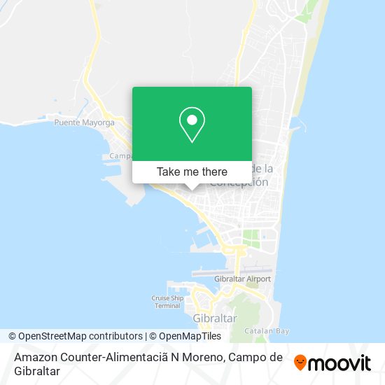 Amazon Counter-Alimentaciã N Moreno map