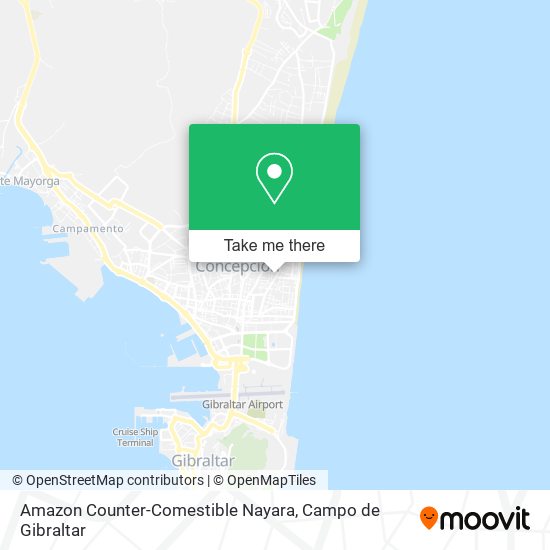 mapa Amazon Counter-Comestible Nayara