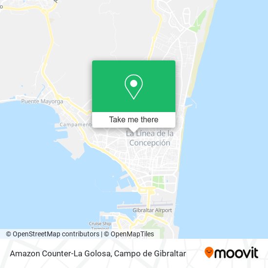 Amazon Counter-La Golosa map