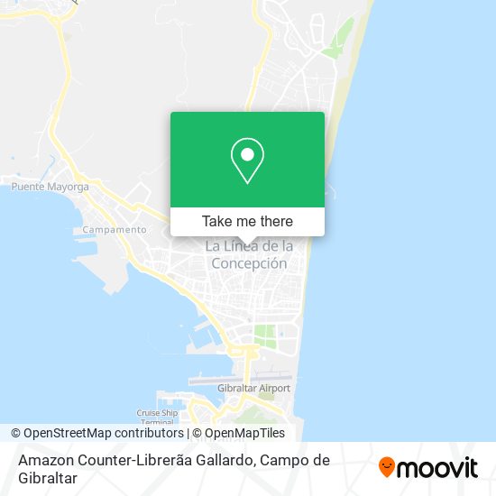 Amazon Counter-Librerãa Gallardo map