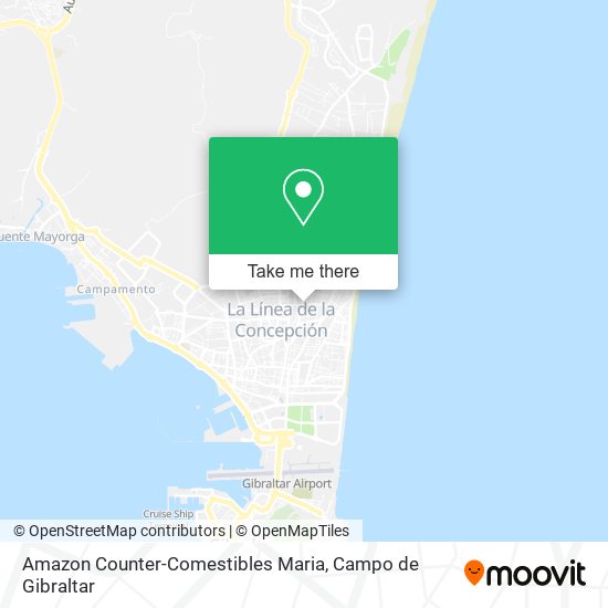 Amazon Counter-Comestibles Maria map