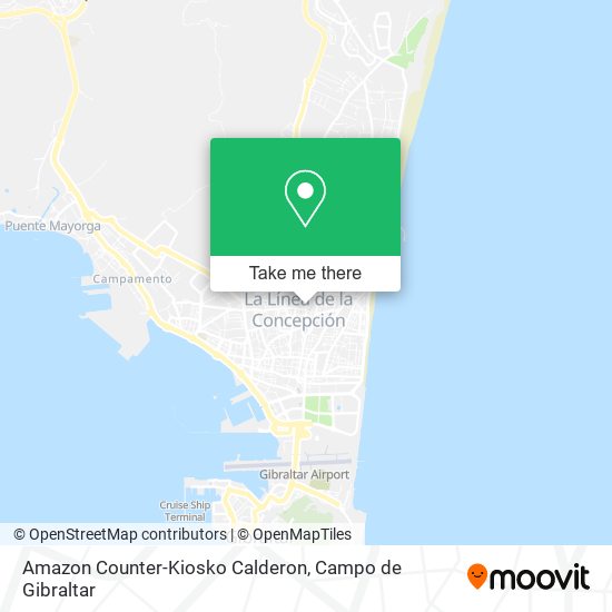 Amazon Counter-Kiosko Calderon map