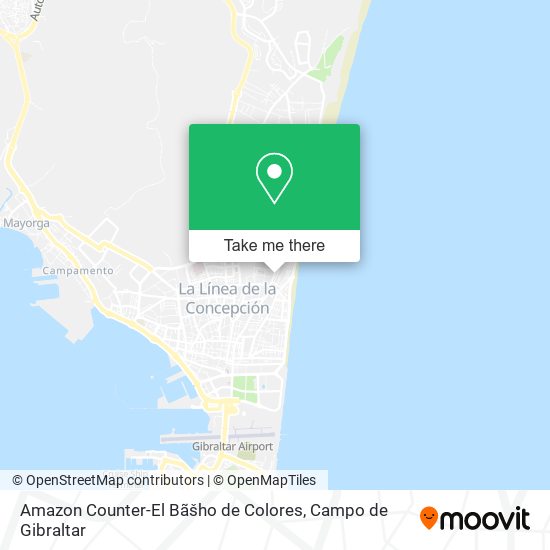 Amazon Counter-El Bãšho de Colores map