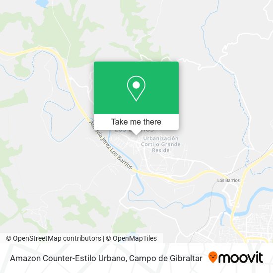 mapa Amazon Counter-Estilo Urbano