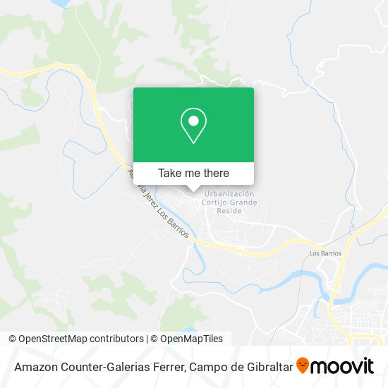 mapa Amazon Counter-Galerias Ferrer