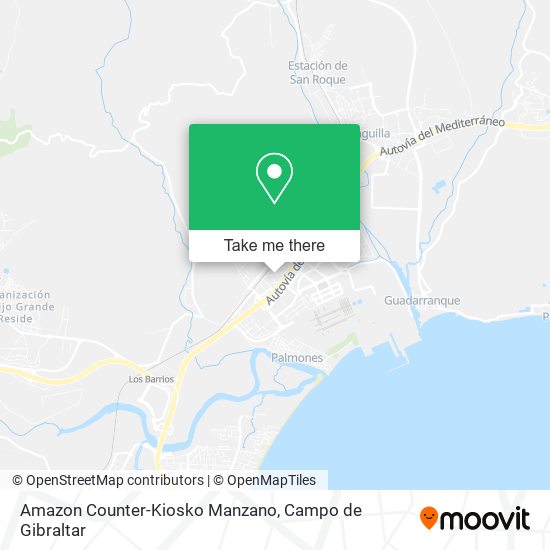 Amazon Counter-Kiosko Manzano map