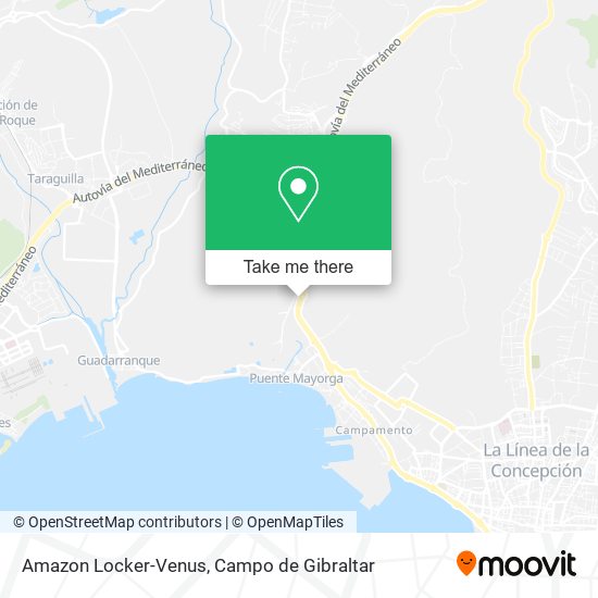 mapa Amazon Locker-Venus