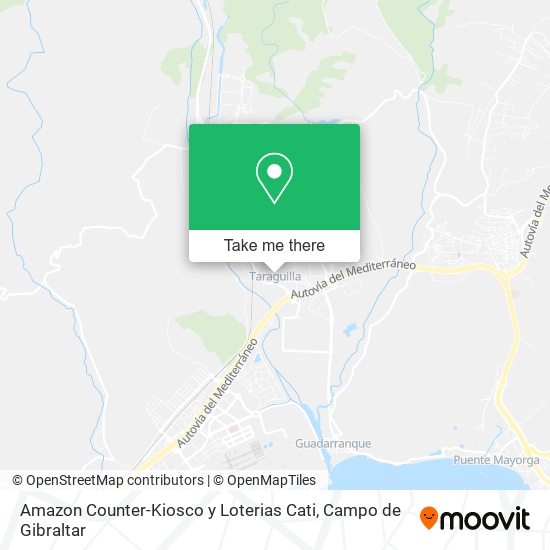 Amazon Counter-Kiosco y Loterias Cati map