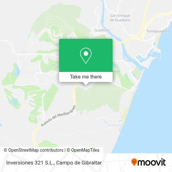 Inversiones 321 S.L. map