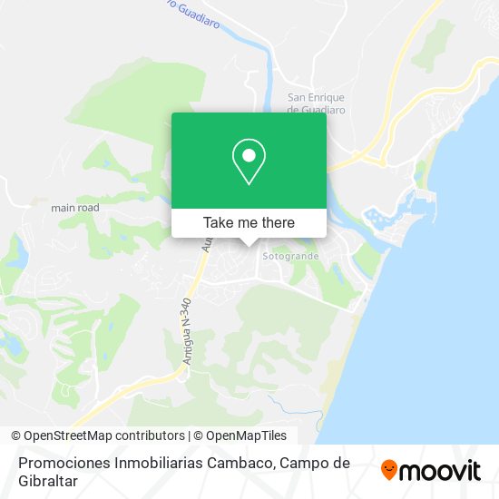 mapa Promociones Inmobiliarias Cambaco