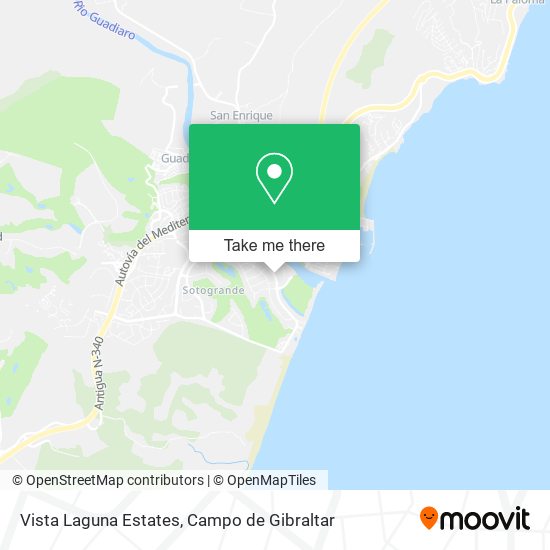 Vista Laguna Estates map