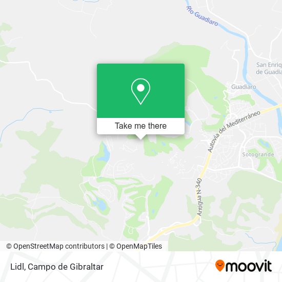 mapa Lidl