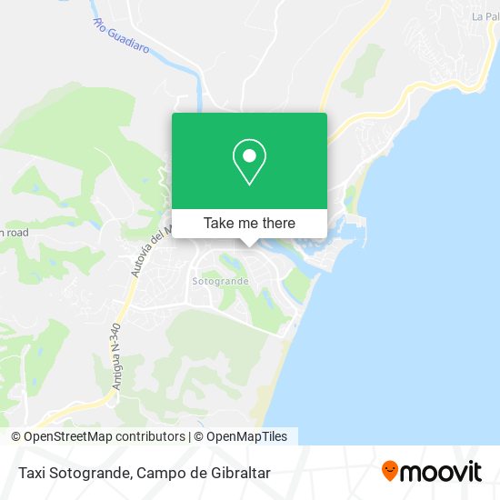 Taxi Sotogrande map