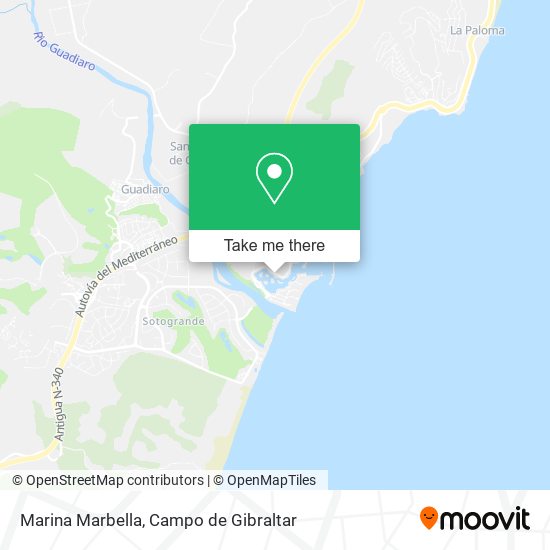 Marina Marbella map