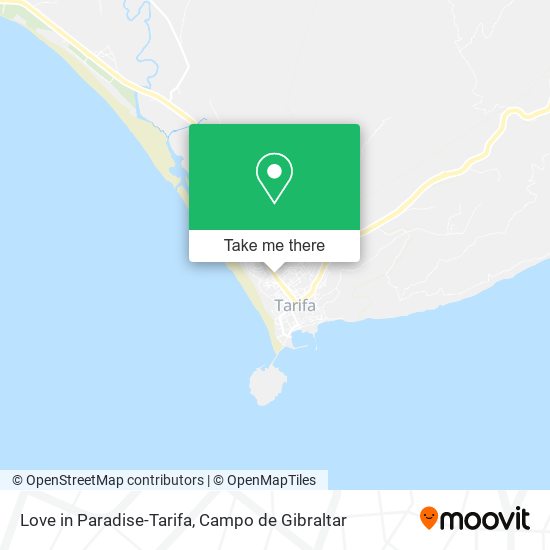 Love in Paradise-Tarifa map