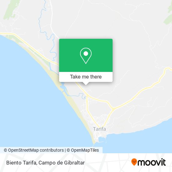 Biento Tarifa map