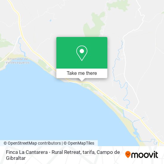mapa Finca La Cantarera - Rural Retreat, tarifa