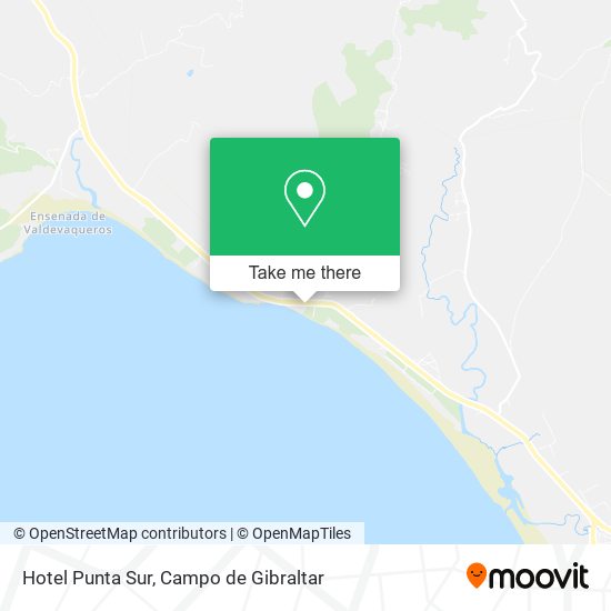 Hotel Punta Sur map