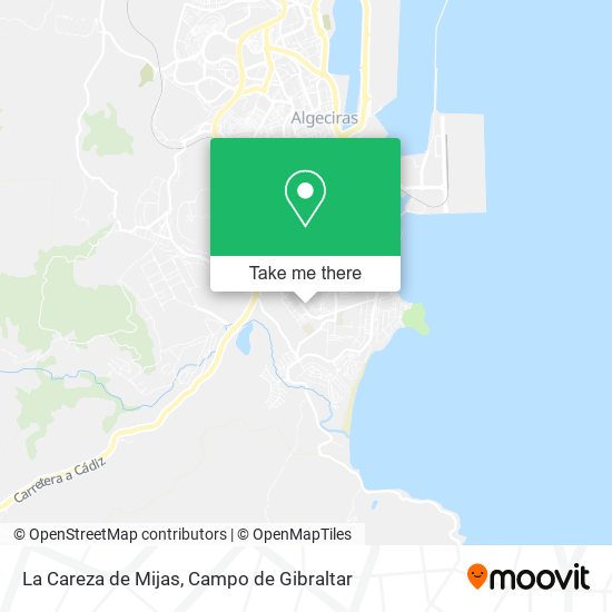 La Careza de Mijas map