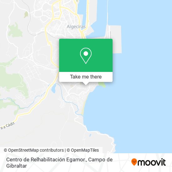 Centro de Relhabilitación Egamor. map