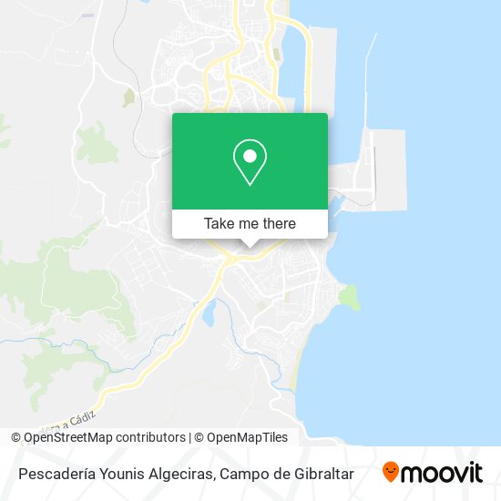 Pescadería Younis Algeciras map