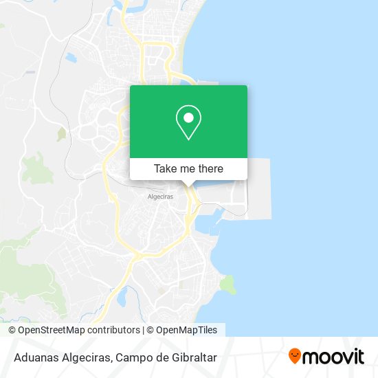 Aduanas Algeciras map