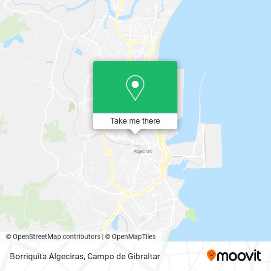 Borriquita Algeciras map