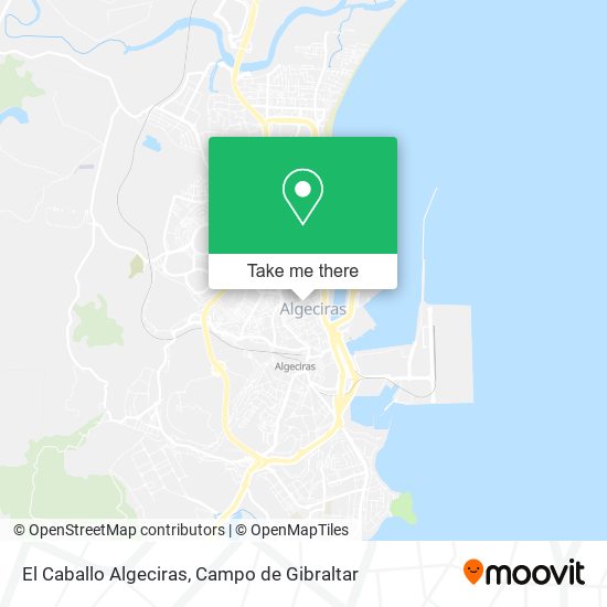 El Caballo Algeciras map