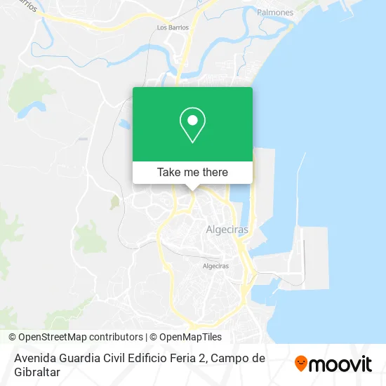 Avenida Guardia Civil Edificio Feria 2 map