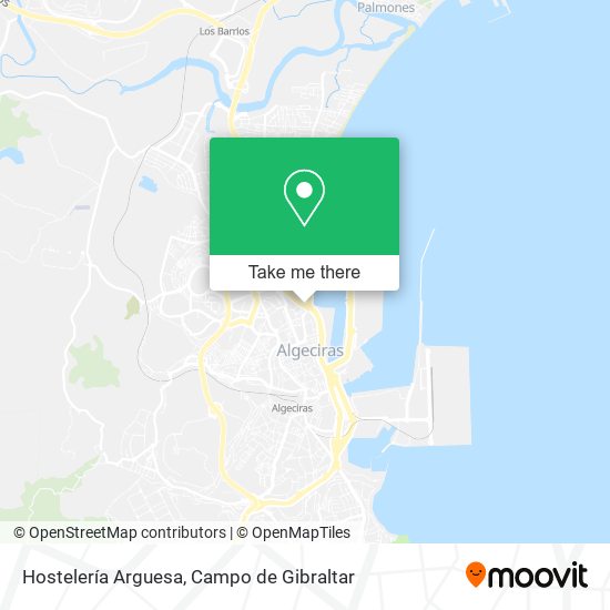 mapa Hostelería Arguesa