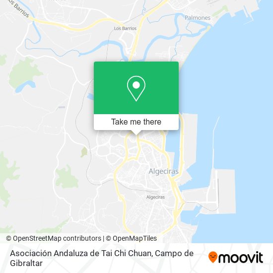 mapa Asociación Andaluza de Tai Chi Chuan